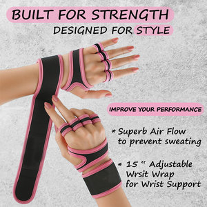 Latest Design Unisex <b>Fingerless</b> Weightlifting <b>Gloves</b> High Intensity Workout Wear Comfortable Smart Hand Look Exercise Gym <b>Gloves</b> - Product Image 4