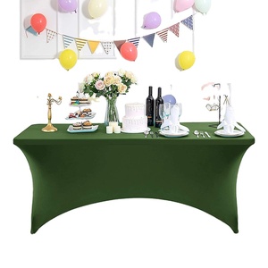 Nappe en tissu tricoté élastique en Spandex de 8 pieds réutilisable pour la maison, la fête en plein air, le mariage, le banquet du nouvel an chinois - Product Image 1