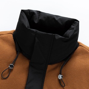 Top Trending Cropped Winter Quilted Nylon Puffer <b>Jacket</b> Women Zipper Hood Custom Logo Streetwear Dyed - Product Image 3