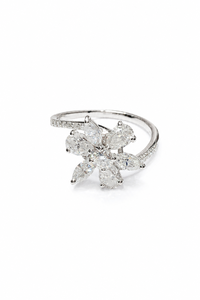 Anillo de Moissanita en Plata de Ley 92.5 KLSR-12188 - Product Image 2