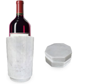 Cubo de hielo de mármol para cerveza, enfriador hexagonal de alta calidad, precio económico, cubos de hielo de mármol de primera calidad - Product Image 1