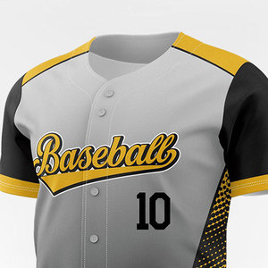 Uniforme de Béisbol Personalizado con Logotipo, Camiseta Deportiva con Botones, Proveedor Mayorista OEM ODM - Product Image 4