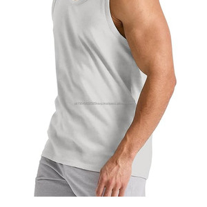 Chalecos Deportivos de Algodón de Alta Calidad, Camisetas Deportivas Casuales para Hombre, Precio al por Mayor para Camisetas de Culturismo - Product Image 3