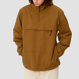 Custom Men's Lightweight Waterproof <b>Rain</b> <b>Jackets</b> Quarter Zipper <b>Jacket</b> Soft Shell Windbreaker with Zipper Closure Breathable - Product Image 2
