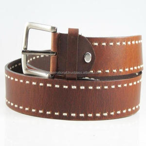 Ceintures en cuir véritable pour hommes, 100% cuir, personnalisées, neuves, ajustables, décontractées, élégantes, de luxe, pour le travail - Product Image 4