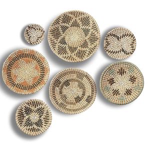 Woven <b>Wall</b> <b>Decor</b> Handmade Natural Seagrass <b>Wall</b> Basket Boho <b>Wall</b> Hanging Eco Friendly Rustic Home Decoration Wholesale - Product Image 4