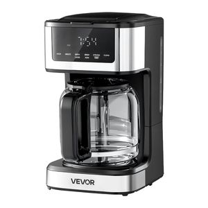 Macchina da caffè elettrica a goccia con schermo tattile programmabile da 12 tazze 24 ore su 24 per tenere in caldo Macchina a goccia a 4 ore 2 punti di forza per uso domestico - Product Image 1