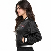 Blouson Bomber Femme 2026 de Qualité Supérieure, Conception OEM, Vente Chaude, Respirant et Léger, Doudoune Bomber Femme