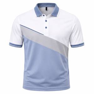 เสื้อโปโลผ้าฝ้ายระบายอากาศสำหรับผู้ชาย เสื้อโปโลสำหรับตีกอล์ฟแบบกำหนดเอง ผู้ผลิต OEM ODM ขายส่งจำนวนมาก โรงงานส่งออกเสื้อผ้า - Product Image 2