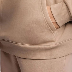 Conjunto de Sudadera con Capucha y Pantalones Deportivos de Forro Polar Técnico con Cremallera Completa, Bordado Personalizado con Logotipo, Estilo Urbano, Diseño de Bloques de Color y Parches para Hombre - Product Image 6