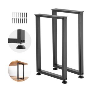 Gambe per Mobili in Acciaio Resistente 74 cm (A) x 45 cm (L), Design Modulare Quadrato, Facile Montaggio, Carico Massimo 1000 kg, Ideali per Arredamento Rustico/Country - Product Image 1
