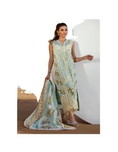 Nouvelle Collection d'été imprimé pelouse Saree pour femmes manches longues chemise indienne robe avec pakistanaise Shalwar Kameez dames élégantes - Product Image 1