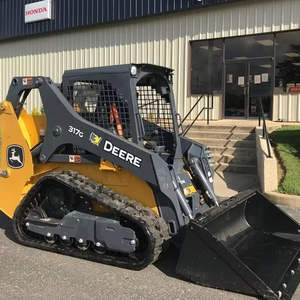 Chargeuse compacte sur pneus John Deere d'occasion de haute qualité, chargeuse frontale à grande capacité de chargement, multifonction, avec moteur et boîte de vitesses Cat-Core - Product Image 1