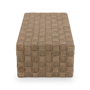 Table basse rectangulaire unique en jonc de mer tressé, style Mid-Century, fabriquée au Vietnam, vente en gros - Product Image 2