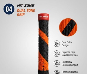 Empuñadura de Goma Ligera para Bate de Cricket Elite con Amortiguación y Agarre Cómodo para un Rendimiento Seguro del Bate - Product Image 3