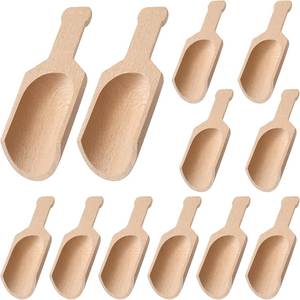 Cucharas de Madera Ecológicas Clásicas OEM ODM con Logotipo Personalizado, Acabado Espejo, Mangos Largos/Pequeños, Capacidades de 10-30 ml para Café y Azúcar - Product Image 4