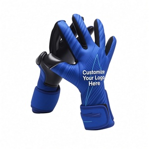 Meilleurs gants de gardien de but en cuir personnalisés, antidérapants, design à doigts entiers pour le football/soccer - Product Image 1