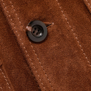 <b>Men's</b> <b>Suede</b> and Leather Winter <b>Jackets</b> OEM Custom Wholesale High Quality 2026 Waterproof Windproof Casual Style - Product Image 3