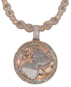 Pendentif Sablier Personnalisé en Moissanite Diamantée Style Hip Hop, Autres Pendentifs Diamantés avec Pierres Charmantes, Cadeau d'Anniversaire - Product Image 6