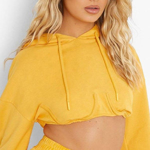 Premium Quality Winter Casual Eco-Friendly Croptop Hoodies Stylish Lightweight Design for Gym Training Wear Modern Fashion Look - Product Image 1