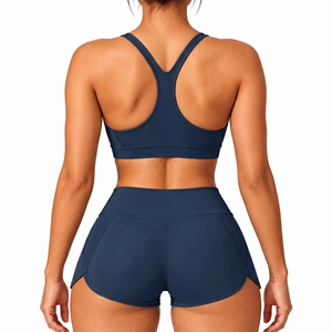 <b>Women's</b> Gym Clothes <b>Women's</b> Tights Sexy Shorts <b>Women</b> <b>navy</b> Sports Bra Chrome Heart <b>tank</b> <b>Top</b> - Product Image 2