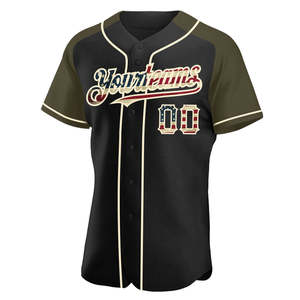 Venta al por Mayor de Camisetas de Béisbol de Nuevo Estilo, Camisetas de Béisbol Personalizadas por Sublimación para Hombre, Camisetas de Béisbol con Cuello en V - Product Image 1