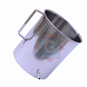 Gray Rocks -7879-99 Irrigador manual de acero inoxidable para enema, tipo cubo, para uso hospitalario, con asa, certificado CE Clase I - Product Image 3