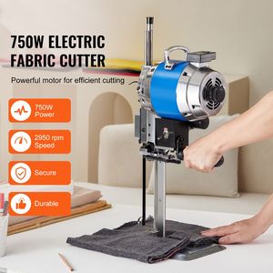 Macchina Industriale per Taglio Tessuti ad Alta Velocità 750W, Lama in Acciaio da 9,8 Pollici, Taglierina Manuale a Lama Dritta con Motore - Product Image 2
