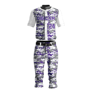 Ensemble d'uniformes de baseball imprimés sur mesure de haute qualité, respirant, séchage rapide, 100% polyester, vêtements de sport en grande taille, fabriqué au Pakistan - Product Image 2