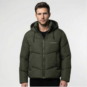 Veste matelassée en toile unisexe personnalisée de haute qualité pour l'hiver avec impression intégrale fantaisie, doublure en bambou de luxe, style motard - Product Image 1