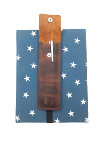 Estuche para Bolígrafos con Cierre de Botón Personalizado, Funda para Cuaderno, Bolsa de Almacenamiento para Lápices, Organizador para Papelería de Oficina - Product Image 1