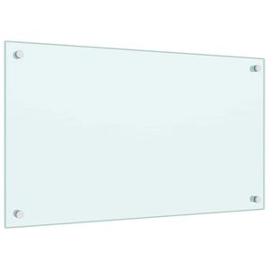 2 pièces de crédences de cuisine en verre trempé blanc de 27,6 x 15,7 pouces - Product Image 5