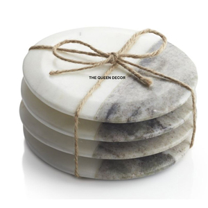 Set of 4 With Glossy Polished at Very <b>Cheap</b> Cost Stainless Steel Metal Round Shape Coaster Accessories Mats & <b>Pads</b> - Product Image 3