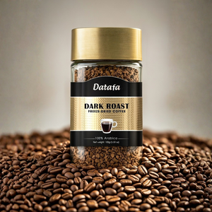 Café Instantáneo 100% Puro OEM/ODM, Frasco de 100g, Tueste Oscuro, Café Liofilizado 100% Arábica, Marca Privada - Product Image 5