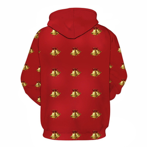 High Quality Custom Women's Casual Knitted Full Fleece Breathable Winter Hoodies 3D Sublimation Christmas Sweatshirts Wholesale - Product Image 3
