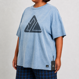 เสื้อยืดผู้หญิงคอตตอนแท้ 100% สีสันตัดกัน สไตล์ลำลองสำหรับฤดูร้อน น้ำหนัก 220 กรัม แขนสั้น คอกลม ตกแต่งแบบรักษ์โลก แห้งเร็ว - Product Image 5