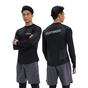 เสื้อยืดออกกำลังกายผู้ชาย แขนสั้น ทรงปกติ แห้งเร็ว น้ำหนักเบา เหมาะสำหรับฝึกซ้อม ฟิตเนส ผ้าโพลีเอสเตอร์/คอตตอน ทอเนื้อผ้าเรียบ - Product Image 3