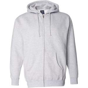 Sudadera con capucha con cremallera completa de peso pesado 2025 XXS bordado 3D etiqueta personalizada antiarrugas 450gsm - Product Image 5