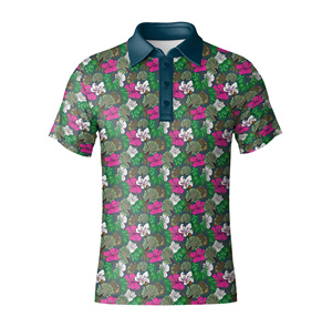 Camiseta de Polo de Golf Personalizada para Hombre, OEM ODM, de Alto Rendimiento, Secado Rápido, Manga Corta, para Golfistas y Marcas Estadounidenses - Product Image 3