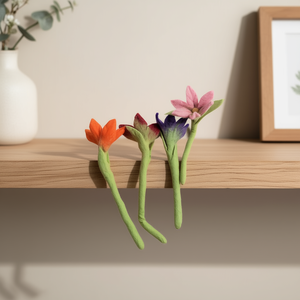 Collection de fleurs artificielles, décoration, ornement en fleurs de feutre pour la décoration de la maison - Product Image 3