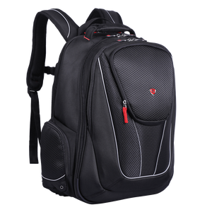 Solid Minimalist Design Antibacterial Office Stylish Unisex Polyester <b>Laptop</b> <b>Backpack</b> USB Zipper Closure Foam Cushion Belt - Product Image 4