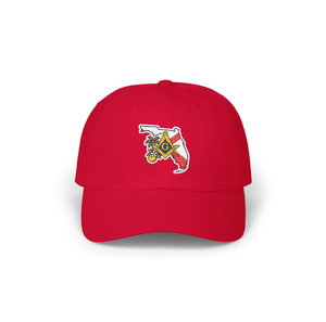 Gorra de béisbol Master Mason Blue Lodge Florida con bordado de flor de naranjo, gorra de algodón ajustable - Product Image 1