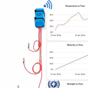 Sensor de Monitoreo de Maduración del Concreto Integrado, Medición en 4 Profundidades (Superior, Media, Inferior y Ambiente), Estándar ASTM C1074 - Product Image 1