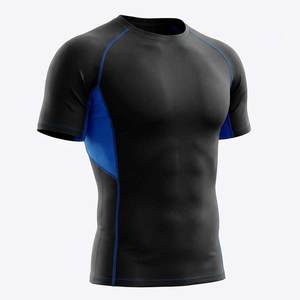 เสื้อรัดกล้ามเนื้อ OEM สำหรับแบรนด์ชุดกีฬา เสื้อรัดกล้ามเนื้อสำหรับบราซิลเลียนยิวยิตสู ออกแบบลายด้วยความร้อน ผ้าสแปนเด็กซ์/ไนลอน ป้องกันรังสียูวี - Product Image 2
