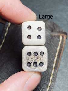 ลูกเต๋าทำมือจากเขากวางธรรมชาติ พร้อมซองหนัง - Product Image 2