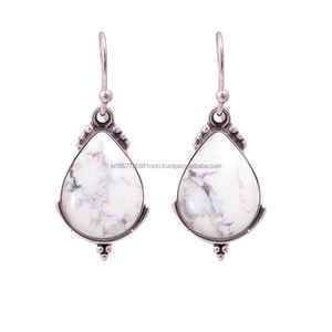 925 boucles d'oreilles en argent Sterling incroyable bijoux Vintage fait à la main élégant boucle d'oreille Top qualité pierres précieuses boucles d'oreilles cadeaux de fiançailles - Product Image 1