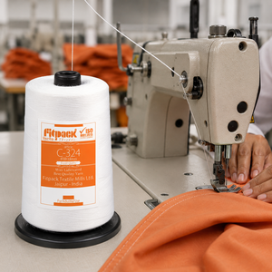 Fil à coudre de qualité supérieure C324, cône de cire blanche lubrifiée, 4000 mètres, fil durable pour couture industrielle - Product Image 2