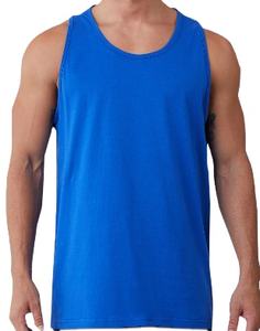 Camiseta sin mangas de algodón de calidad de lujo de Bangladesh para hombre, camiseta informal ecológica para Fitness, decoración estampada de servicio OEM - Product Image 6