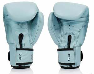Dernier design Fair tex Gants de boxe Muay Thai personnalisés pour le sparring et l'entraînement au kickboxing en cuir de vachette véritable UV RL-BS-123 - Product Image 2