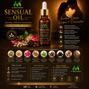 MY HERBAL <b>Sensual</b> <b>Oil</b> for Men & Women Natural Intimate Wellness <b>Massage</b> <b>Oil</b> Personal Care Relaxation & <b>Sensual</b> <b>Massage</b> Formula - Product Image 5